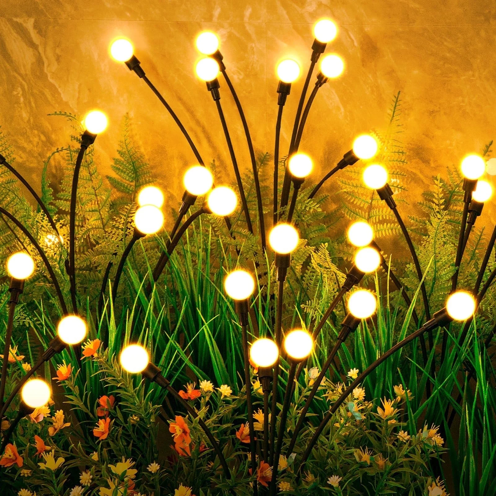 Euur 4‑Pack Solar Outdoor Garden Lights – 32 LEDs