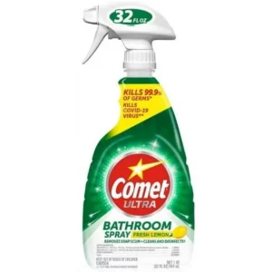Comet Bathroom Cleaner Spray Lemon Scent