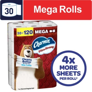 Toilet Paper 30 Mega Rolls
